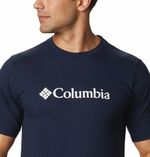 Polo-Manga-Corta-CSC-Basic-Logo™-Azul-Para-Hombre