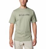 Polo-Manga-Corta-CSC-Basic-Logo™-Verde-Para-Hombre