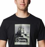 Polo-Para-Hombre-Manga-Corta-CSC™-Seasonal-Logo-Negro-Columbia