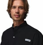 Camisa-Para-Hombre-PFG-Manga-Larga-Bonehead™-Negra-Vestuario