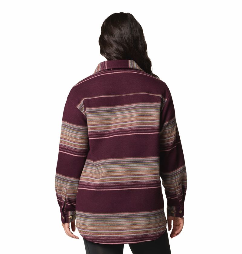 Blusa-Para-Mujer-Manga-Larga-Calico-Basin™-Guinda-Columbia