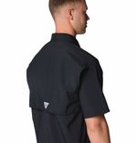 Camisa-Manga-Corta-PFG-Bahama™-II-Negra-Para-Hombre