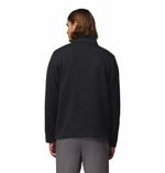 Casaca-Para-Hombre-Fleece-de-Cierre-Completo-Alto-Pass™-Negra-Vestuario